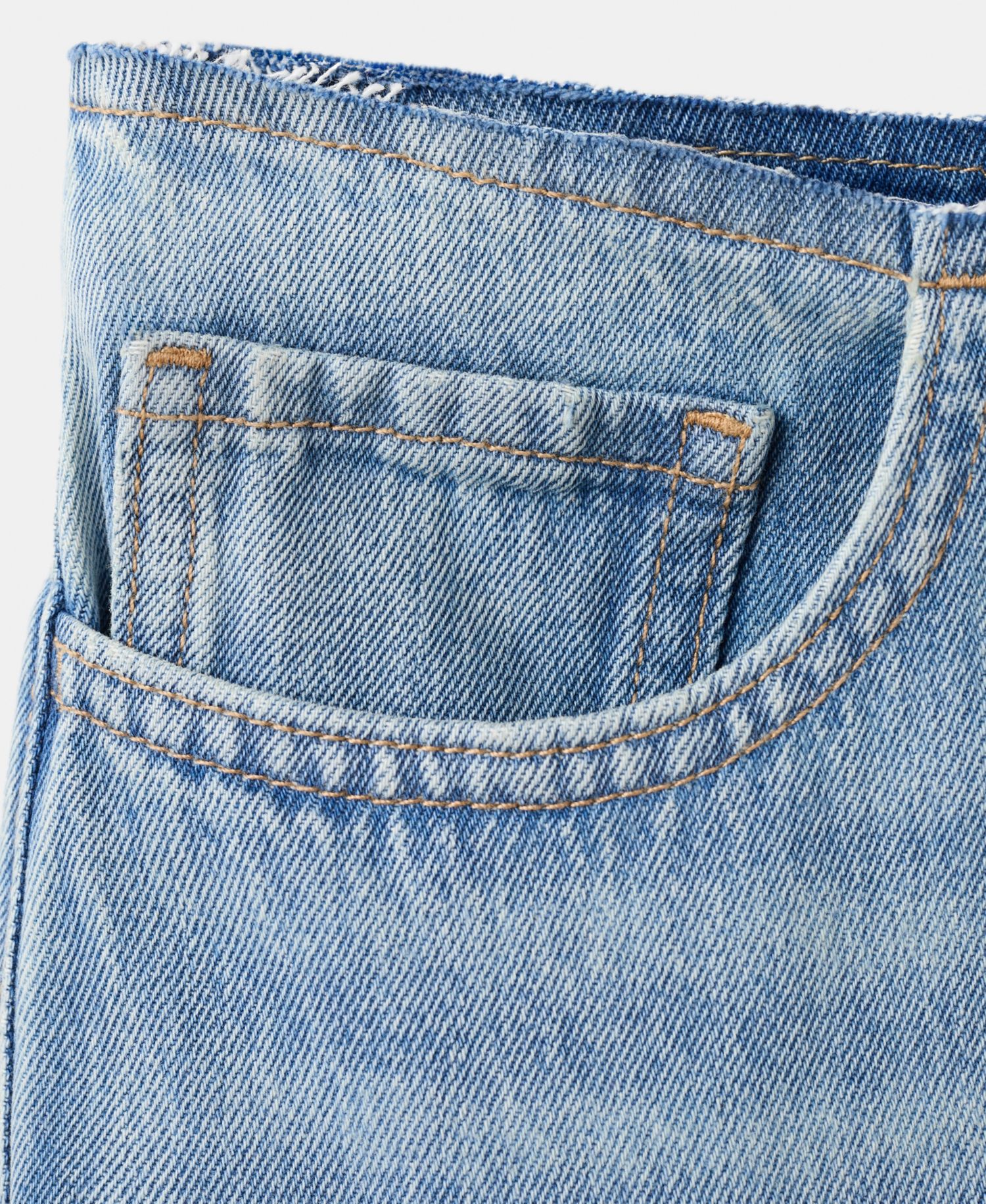 Women's High-Waisted Wide-Leg Frayed-Waistband Jeans