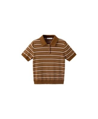 Women's Knitted Polo-Neck Sweater