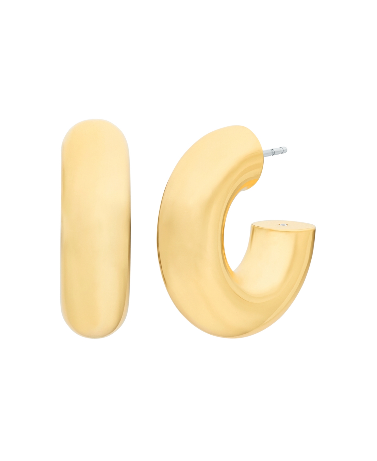 Michael Michael Kors Tube Hoop Earrings - Gold