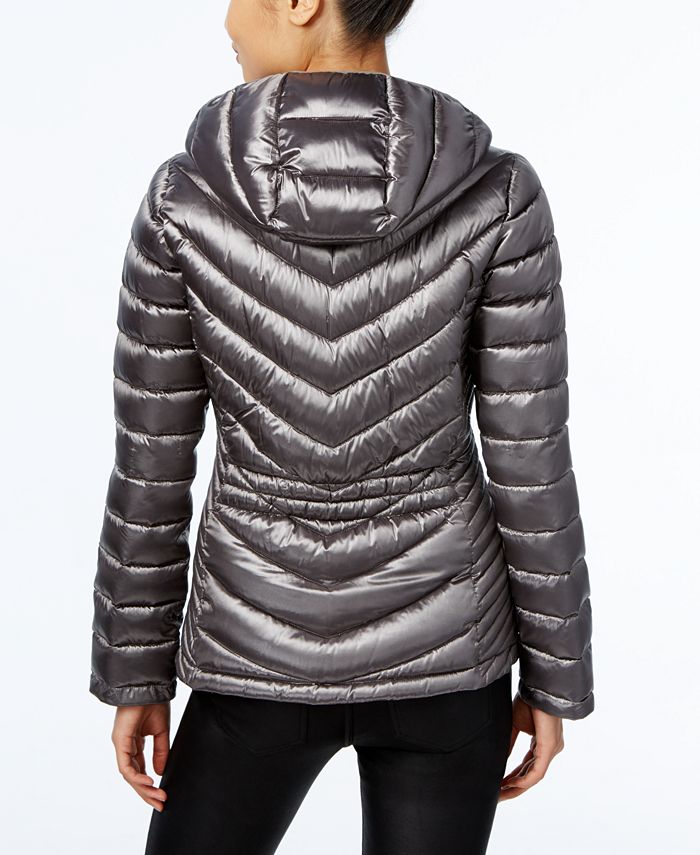 Calvin Klein Hooded Packable Down Puffer Coat & Reviews - Coats & Jackets -  Women - Macy's
