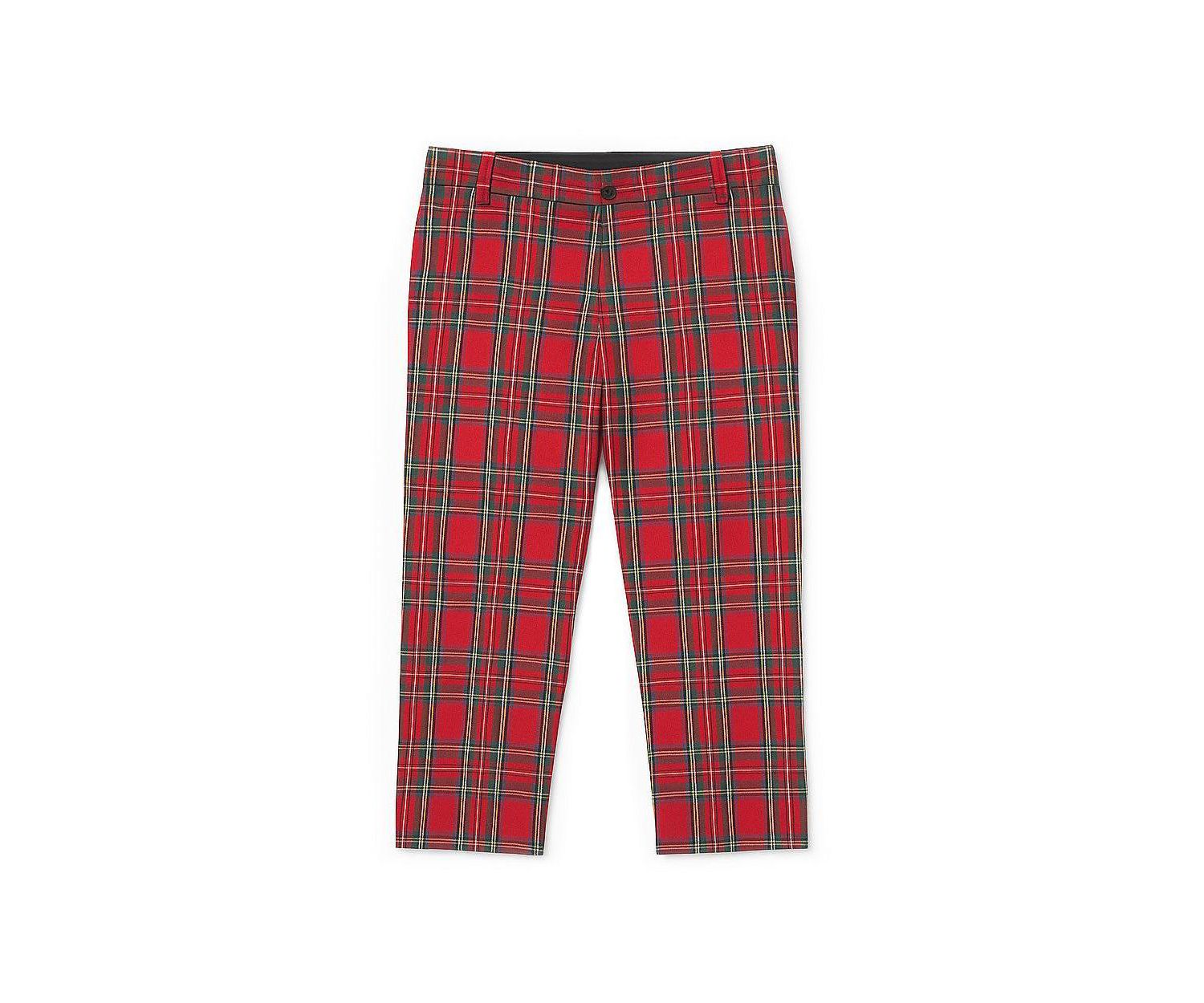 Boys' 4-20 Tartan Plaid Holiday Pants