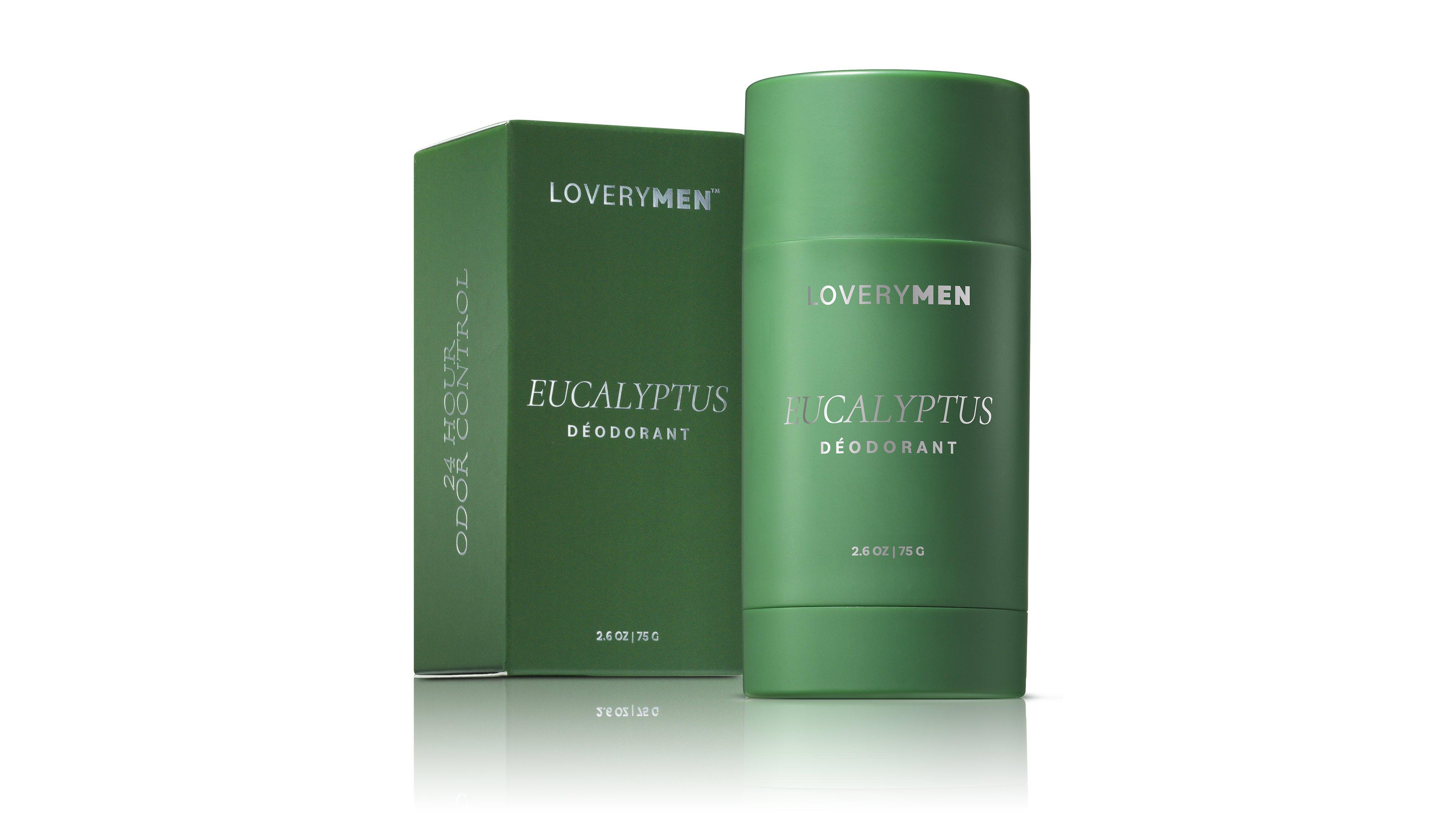 Lovery Eucalyptus Aluminum Free Deodorant Stick - 2.6oz 24 hour Control
