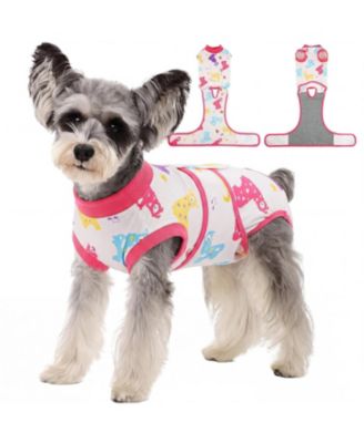 Post-Surgery Recovery Bodysuit Onesie for Dogs, Cone Alternative for Wound and Incision Protection