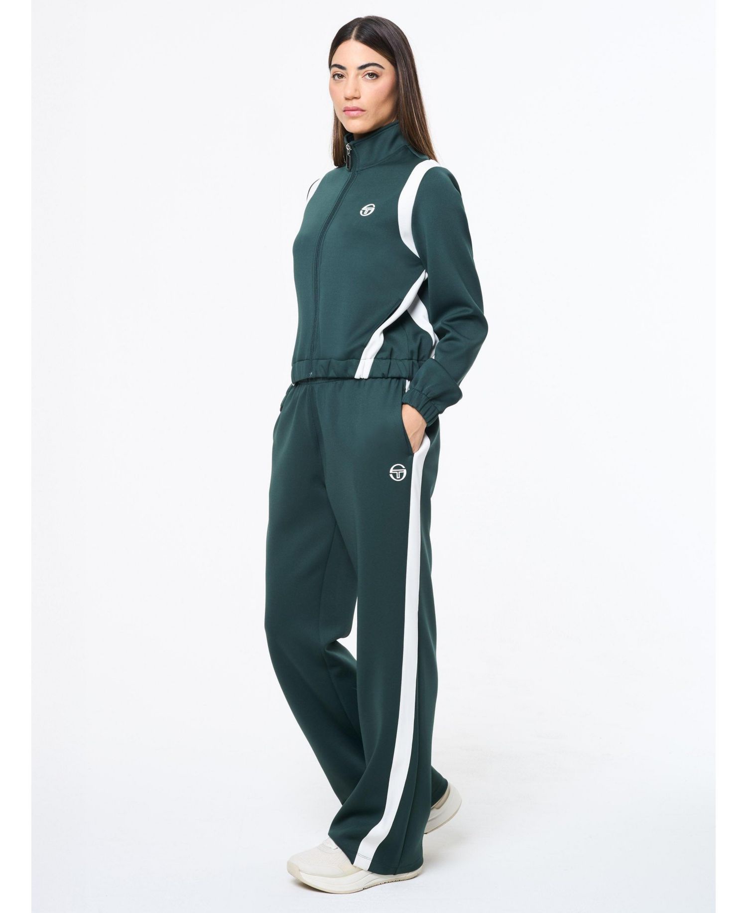 Women's Anna High-Neck Cropped Track Jacket