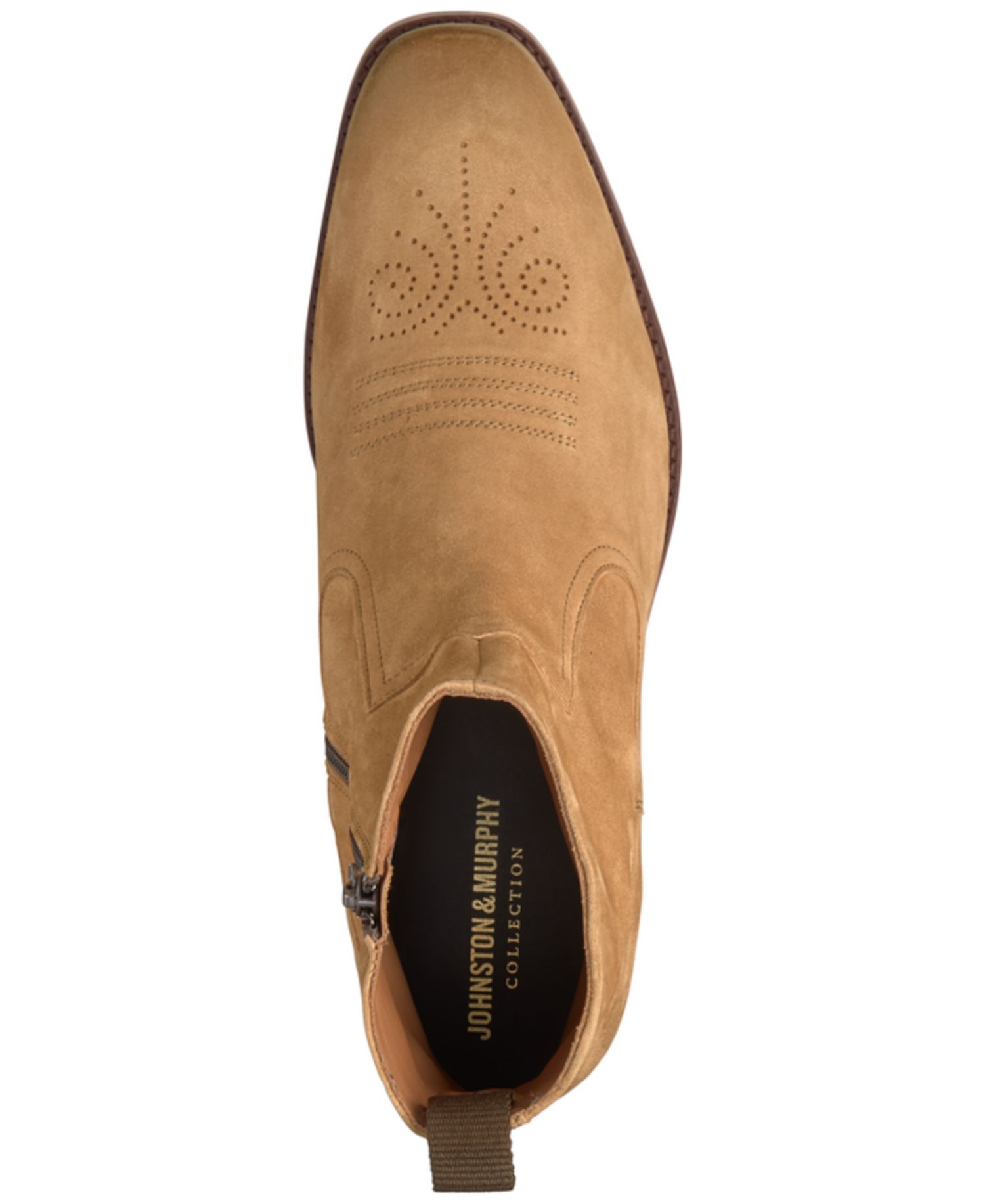 Men's Arrister Western Square Toe Suede Boots
