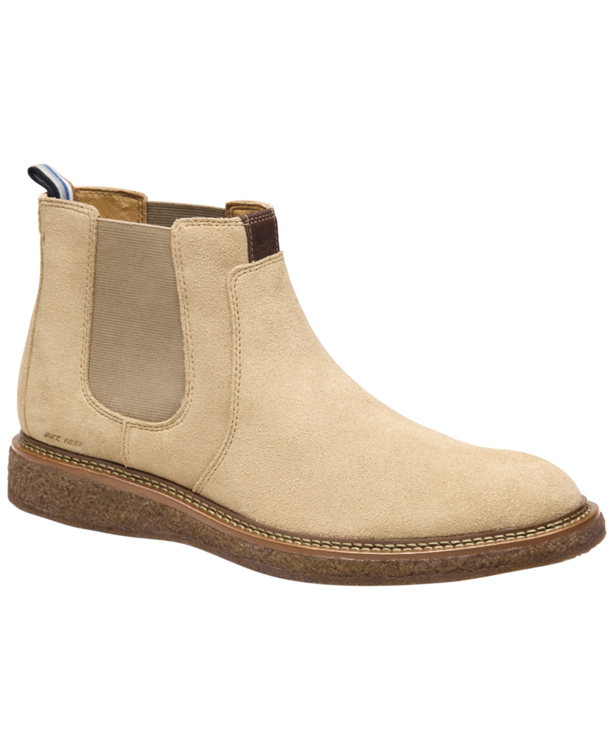 Johnston & Murphy Men's Clint Suede Chelsea Boots
