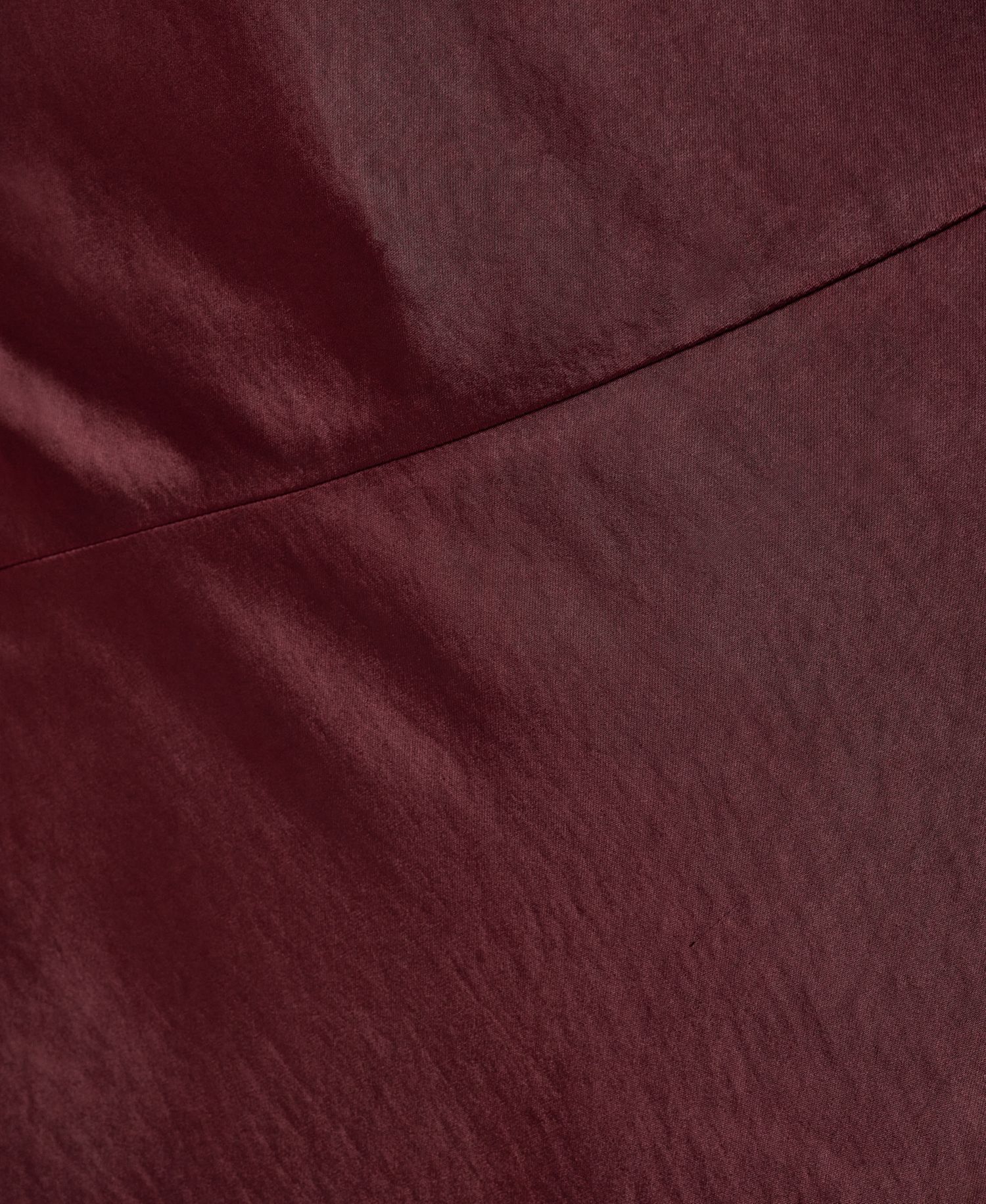 Women's Satin Cowl Neck A-Line Dress