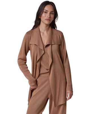 Women's Wrap Long-Sleeve Tie-Front Cardigan