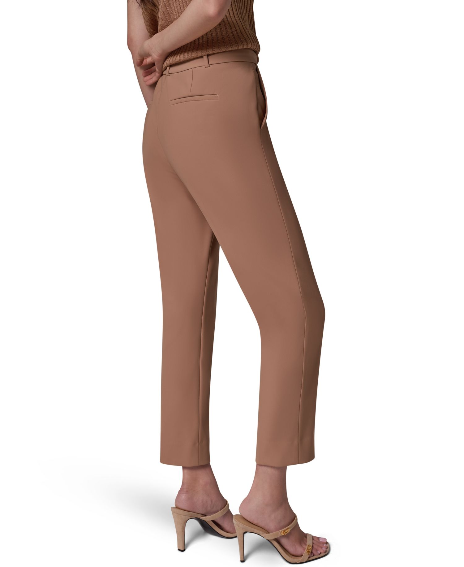 Women's Straight-Leg Flat-Front Pants
