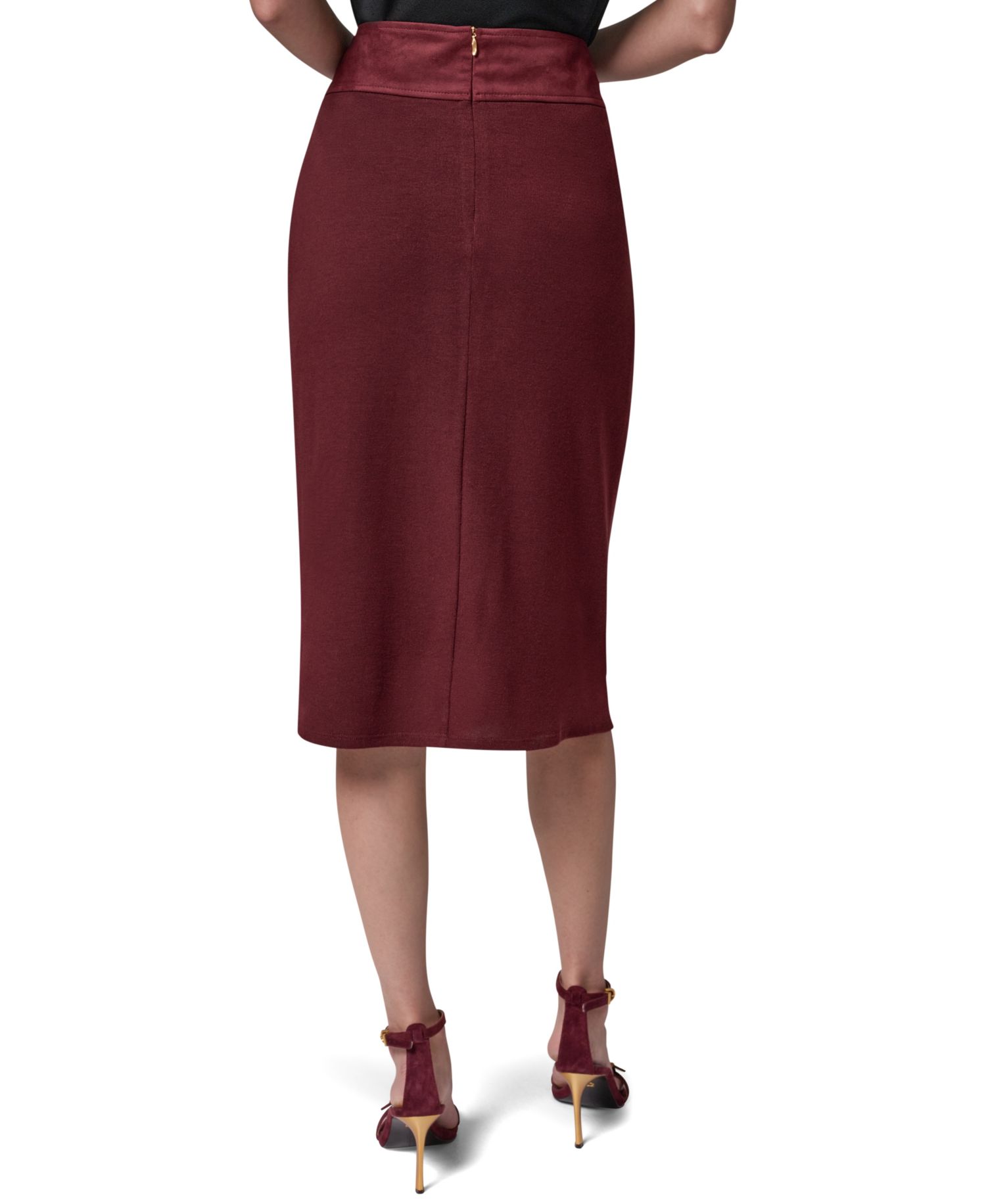 Women's High-Waisted Midi Wrap Skirt