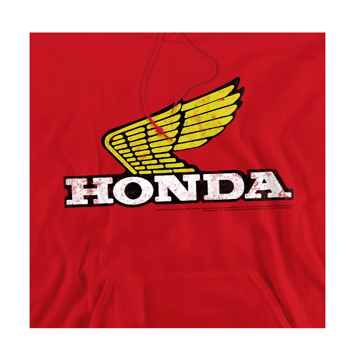 Honda Men's Big & Tall Graphic Wing Logo Pullover Hoodie