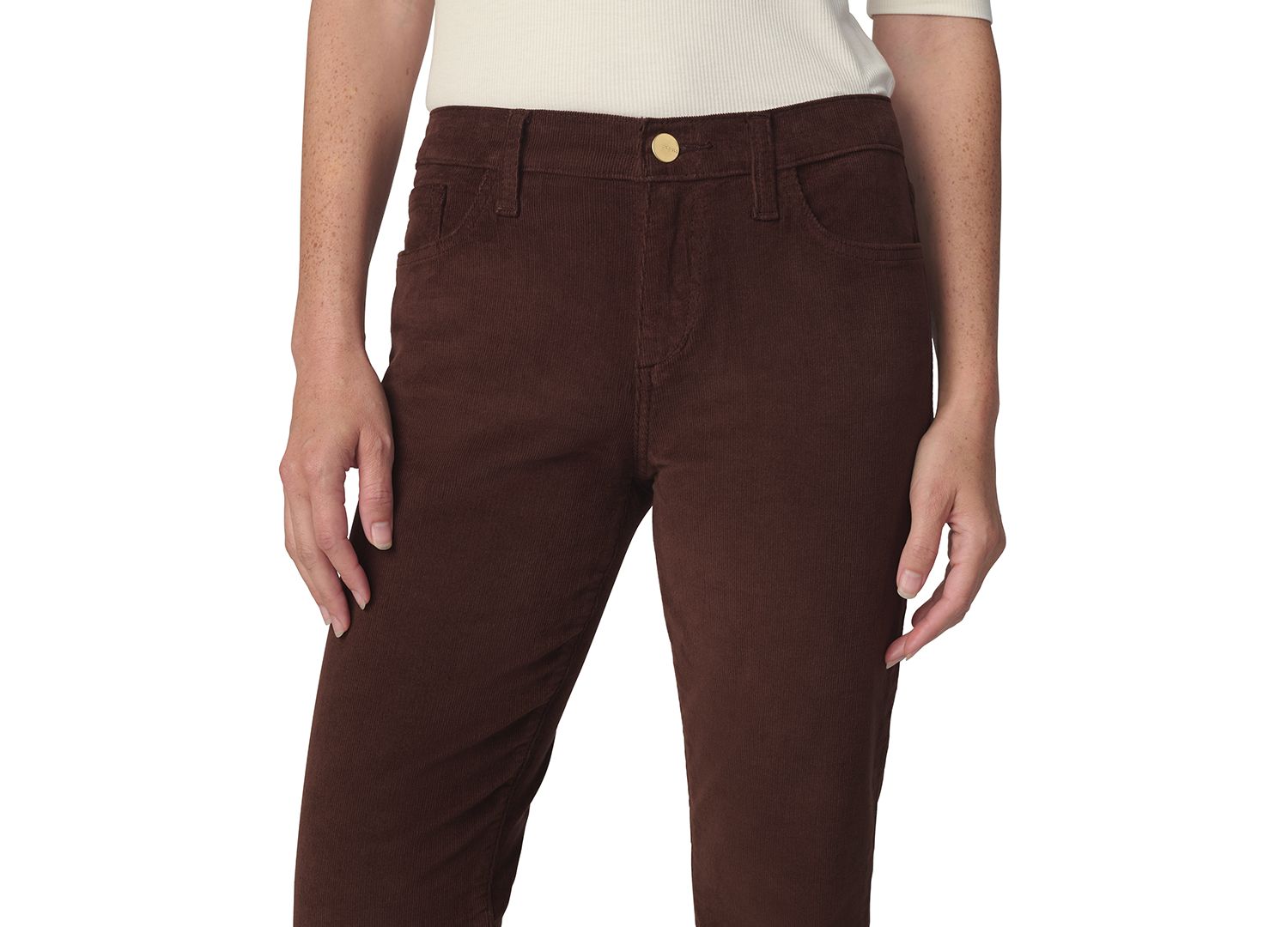 Petite Provocateur Bootcut Corduroy Pants