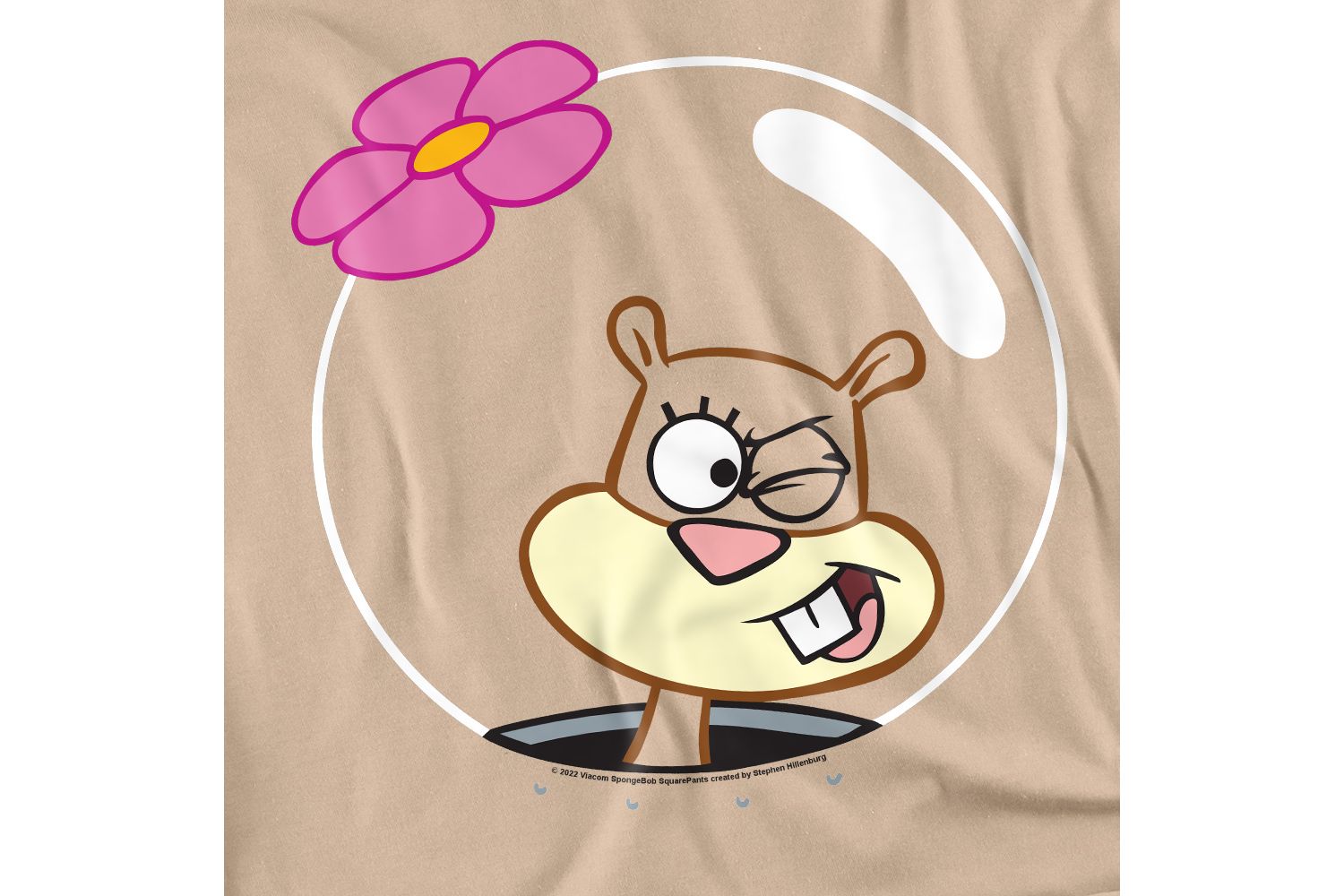 Men's Sandy Wink Face Graphic Classic-Fit T-Shirt