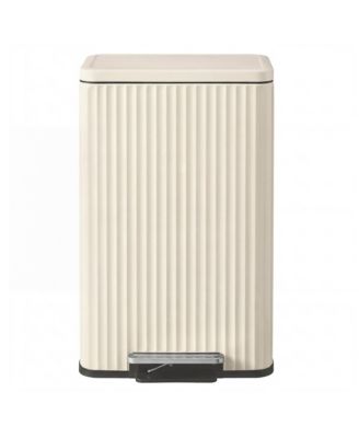 13 Gallon Kitchen Bin with Pedal, Soft Close Lid, Removable Inner Bucket, Stainless Steel Trash Can