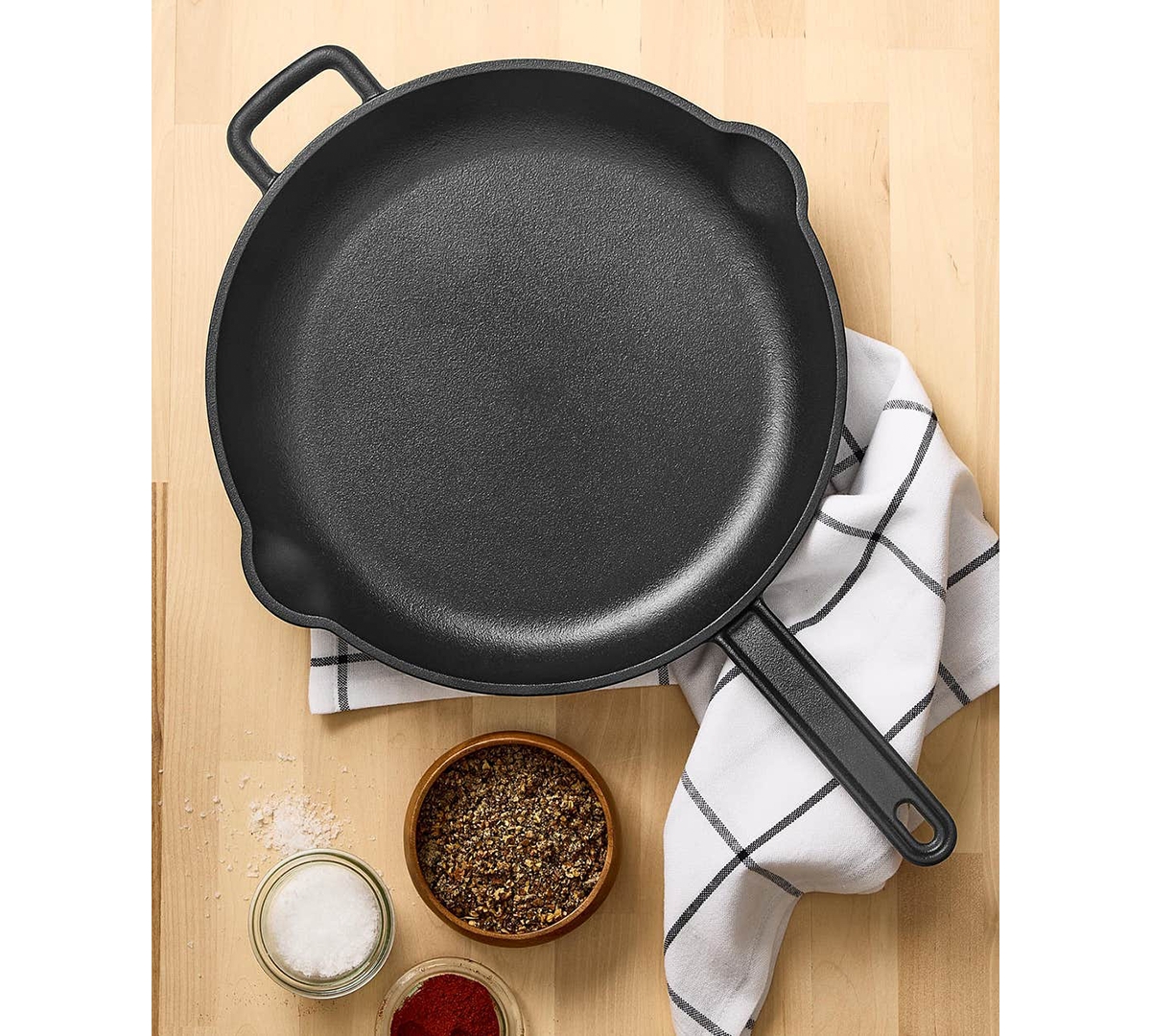 Arch Studio Cast Iron 12" Frypan, Macy's Exclusive