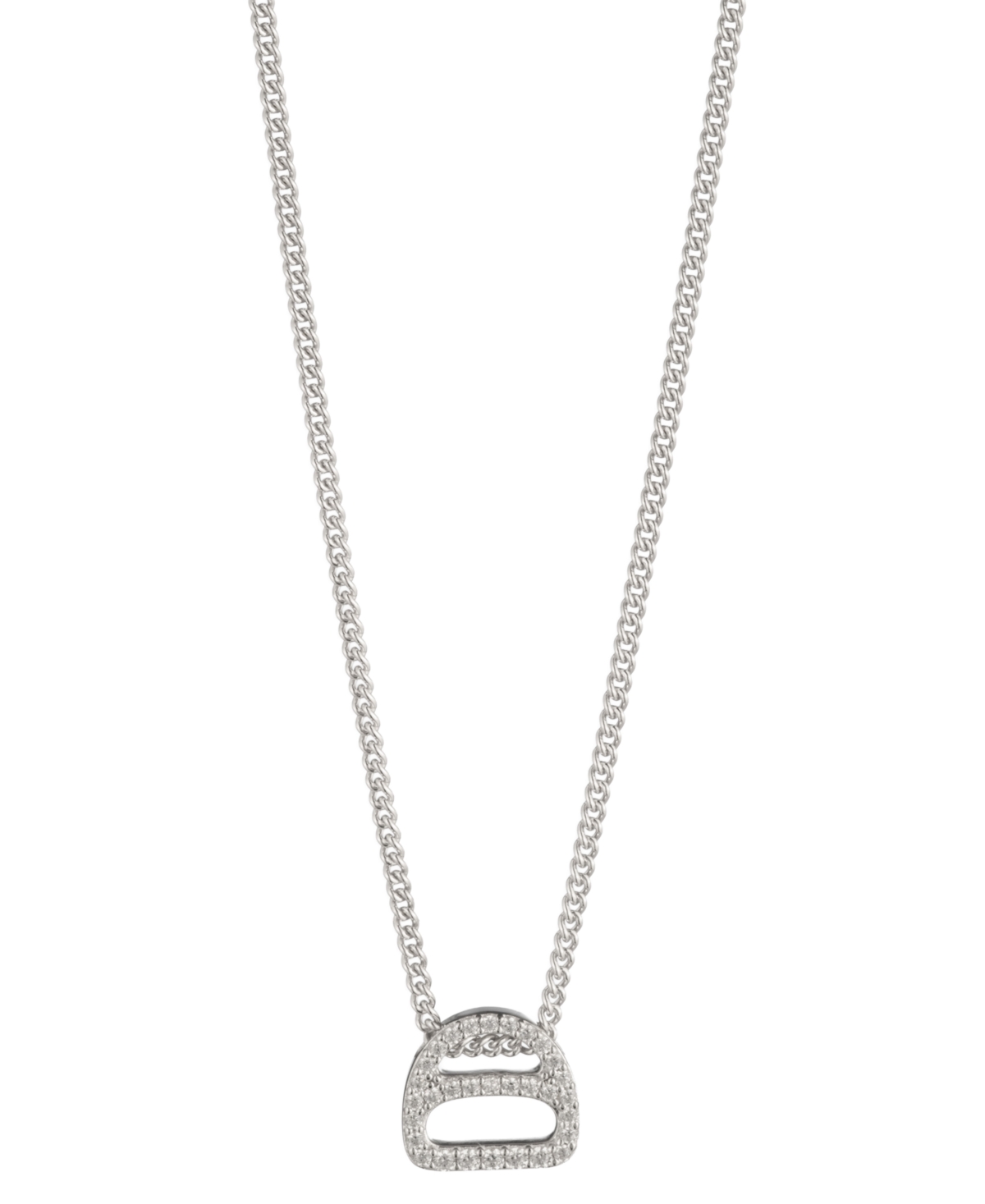 Lauren Ralph Lauren Cubic Zirconia Equestrian Pendant Necklace