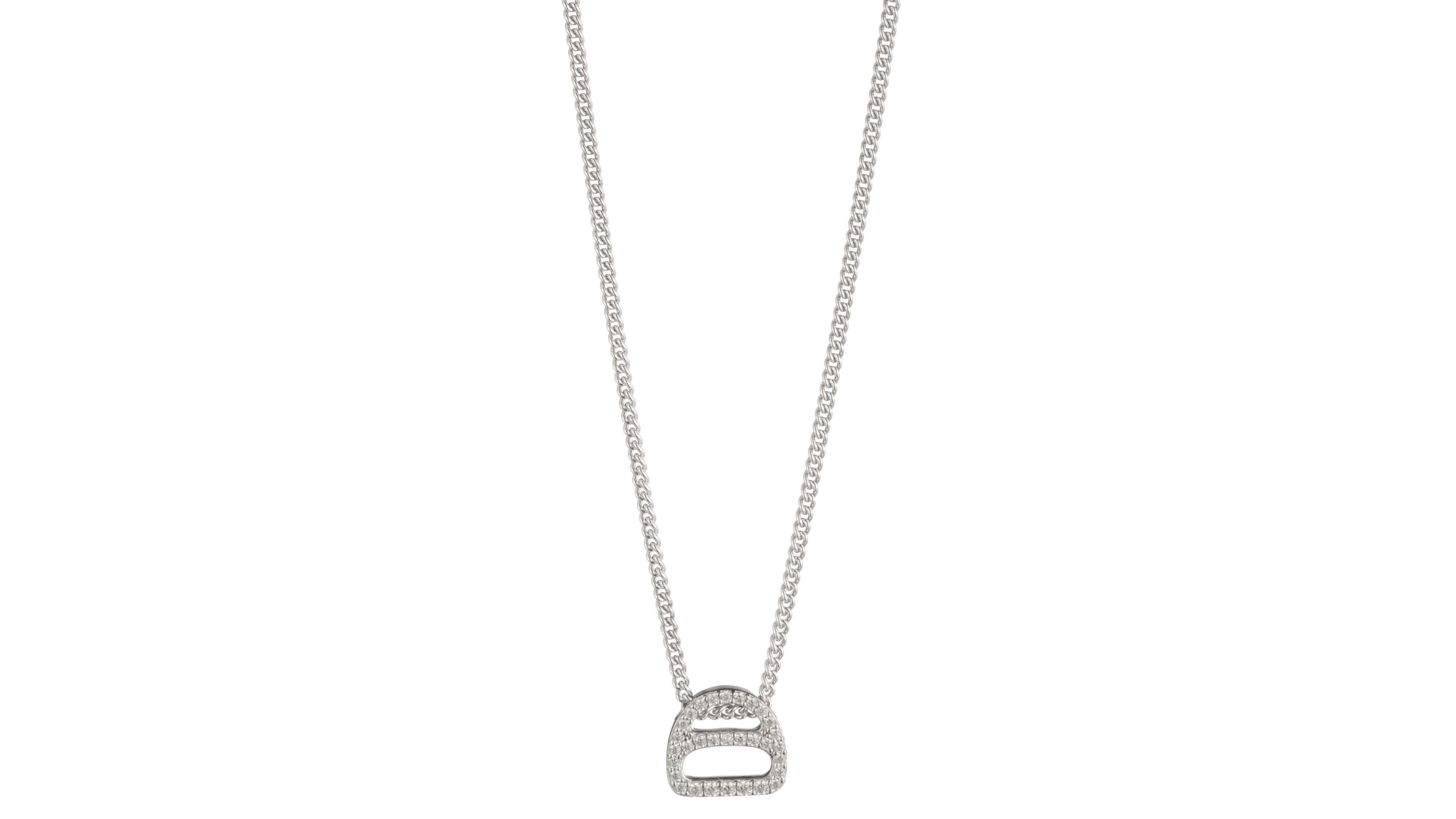 Lauren Ralph Lauren Cubic Zirconia Equestrian Pendant Necklace