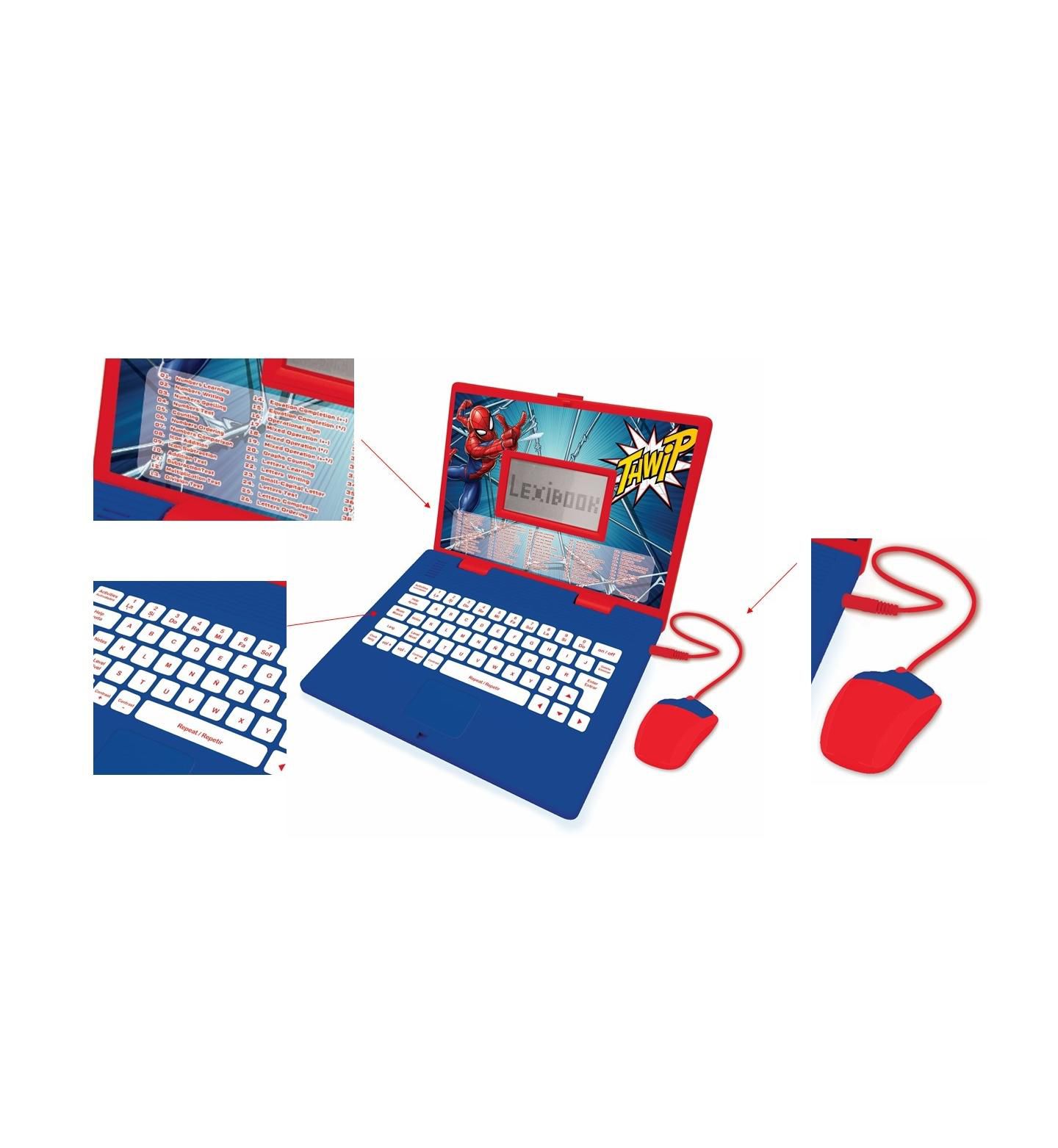 Детская игрушка Spiderman Bilingual Laptop Spanish/English 124 Activities Educational Laptop, Ages 4+ — фото 2
