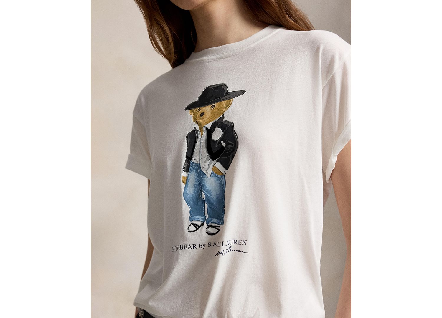 Women's Polo Bear Cotton Jersey T-Shirt
