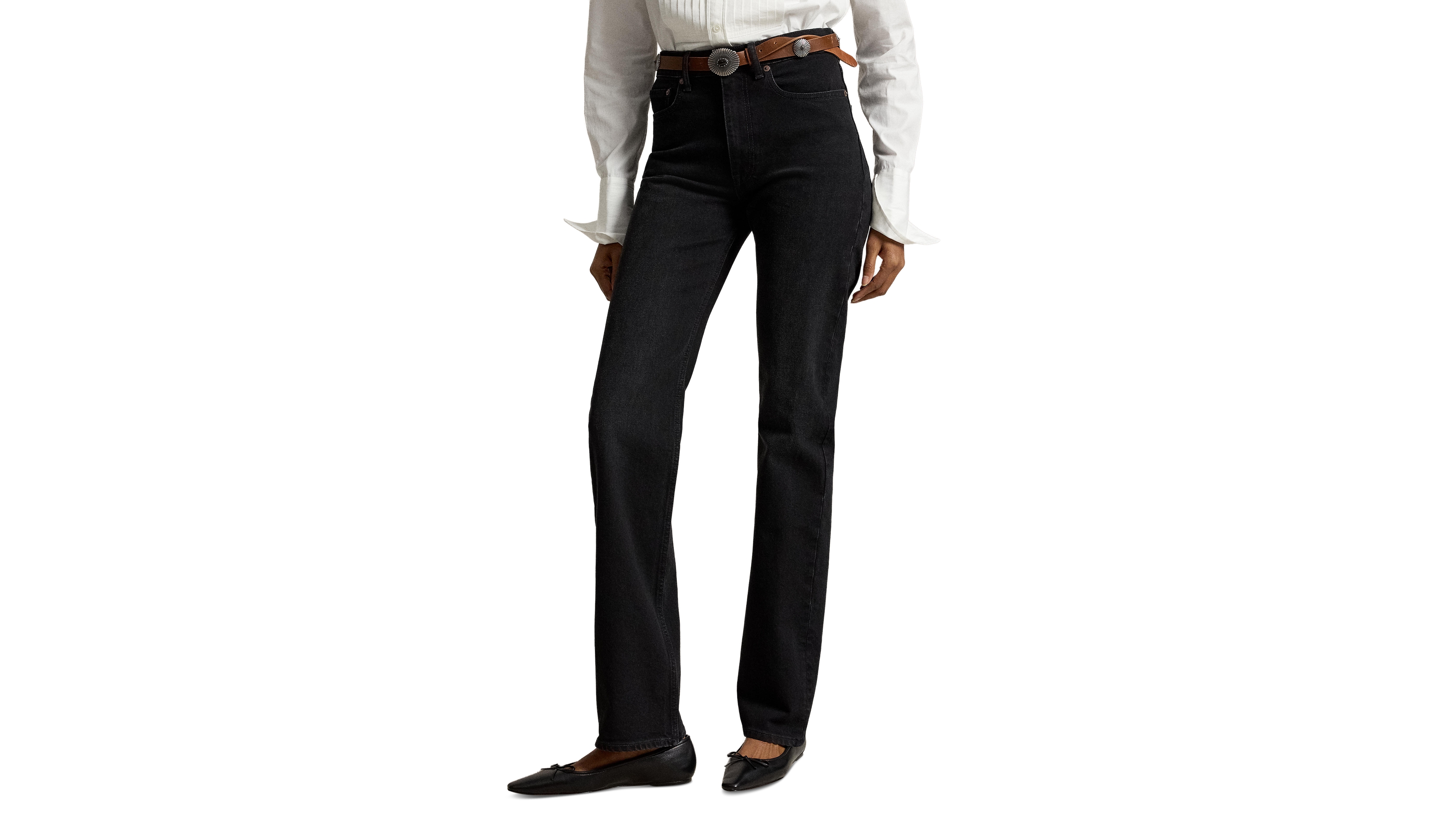 Polo Ralph Lauren Women's Relaxed Straight High-Rise Jeans