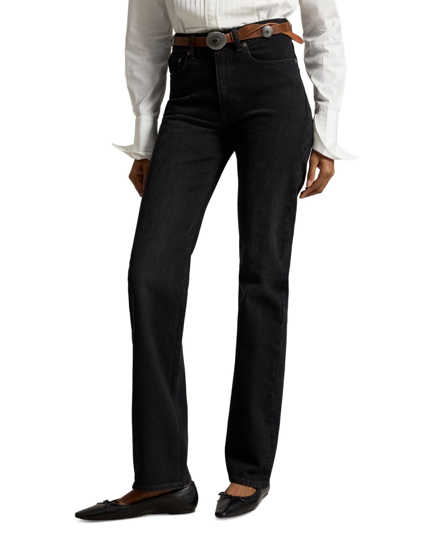 Women's Relaxed Straight High-Rise Jeans