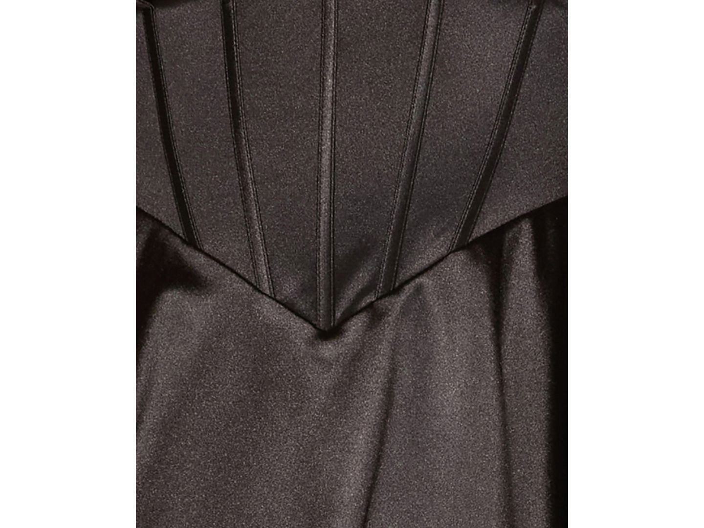 Женское платье B Darlin Juniors' Satin Corset Mini, цвет: Чёрный — фото 6