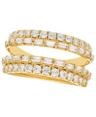 Diamond Guard Ring (1 ct. t.w.) in 14k Yellow Gold