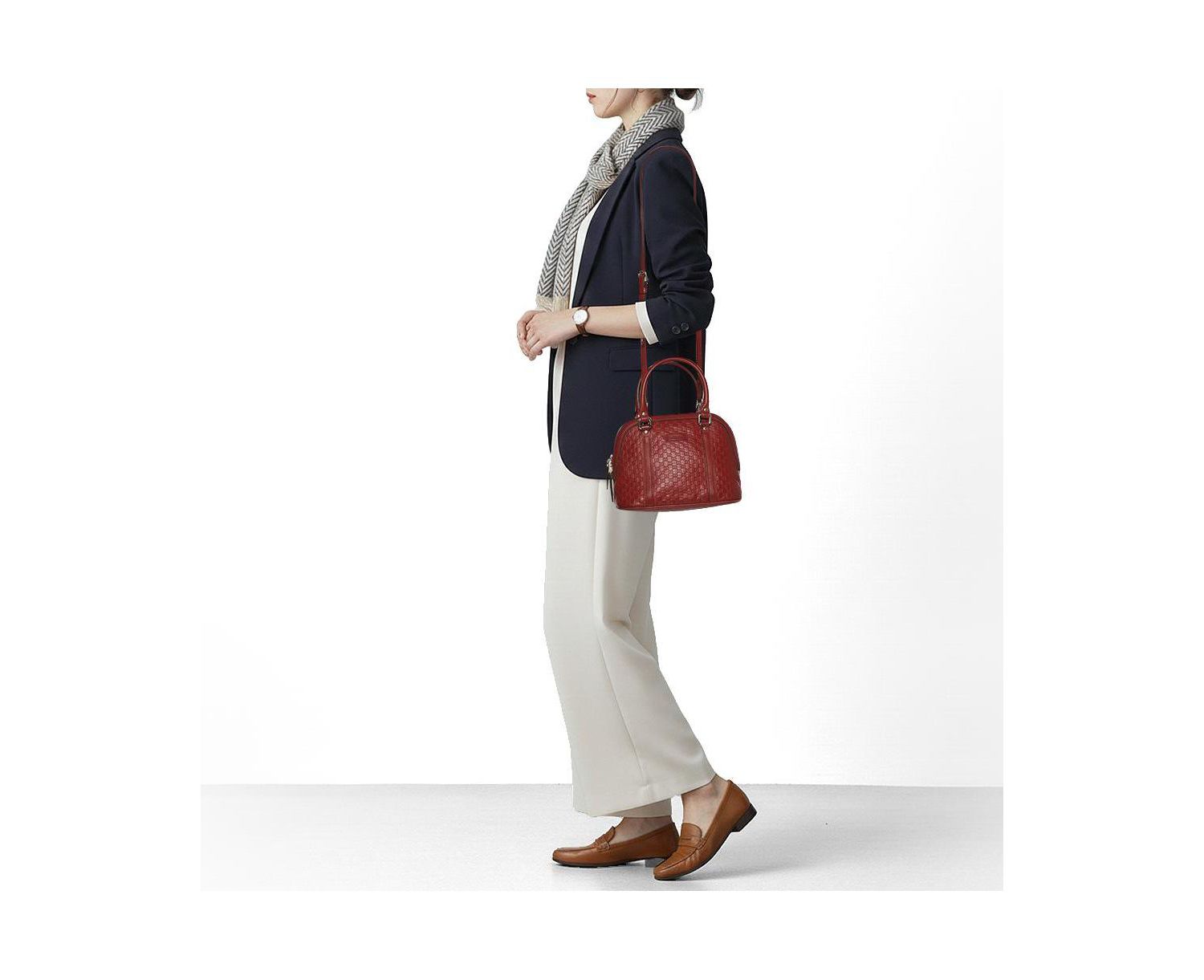 women's Mini Microguccissima Leather Dome Satchel