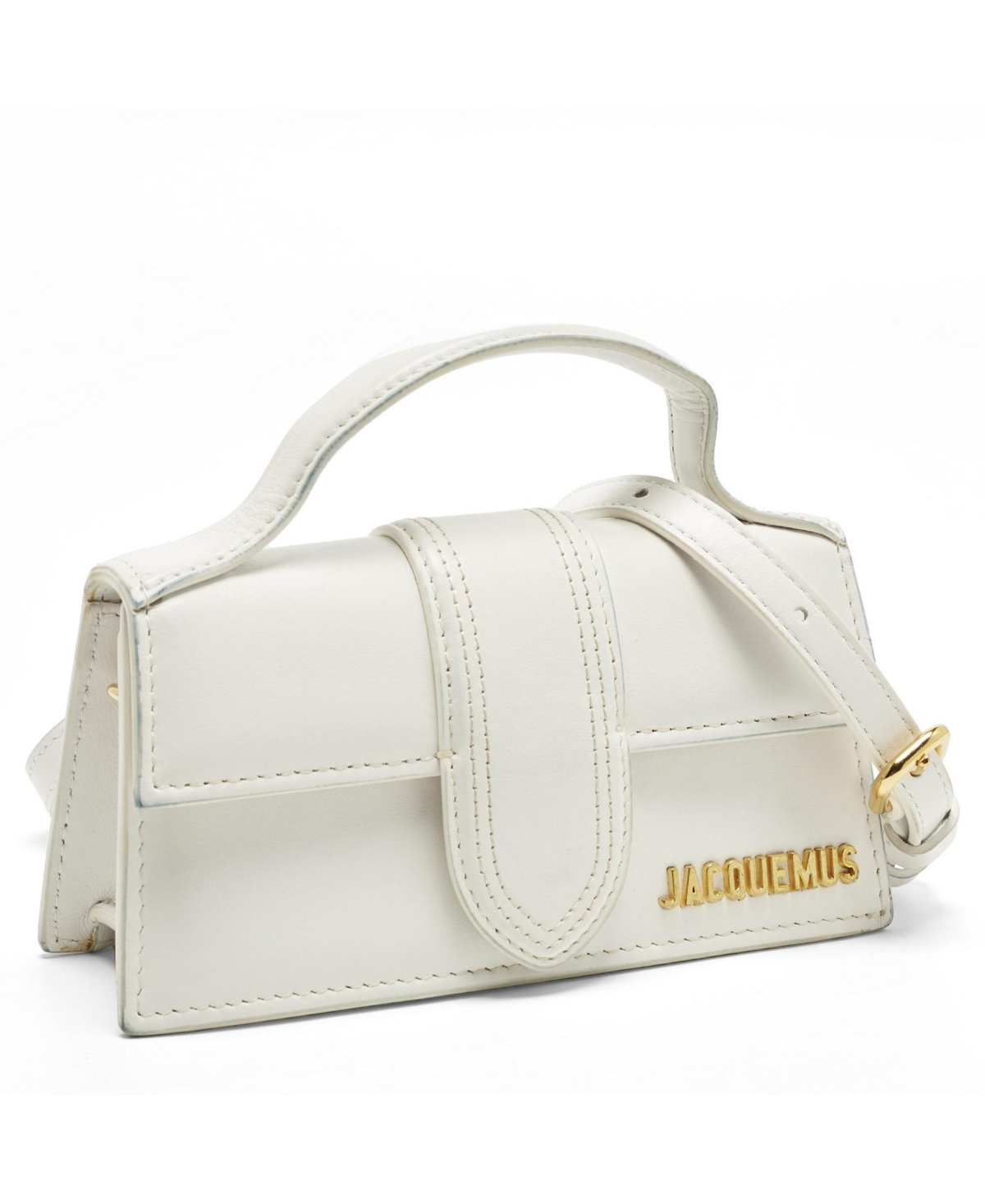 Pre-Owned Jacquemus Women's Le Bambino Mini Leather Top Handle Bag