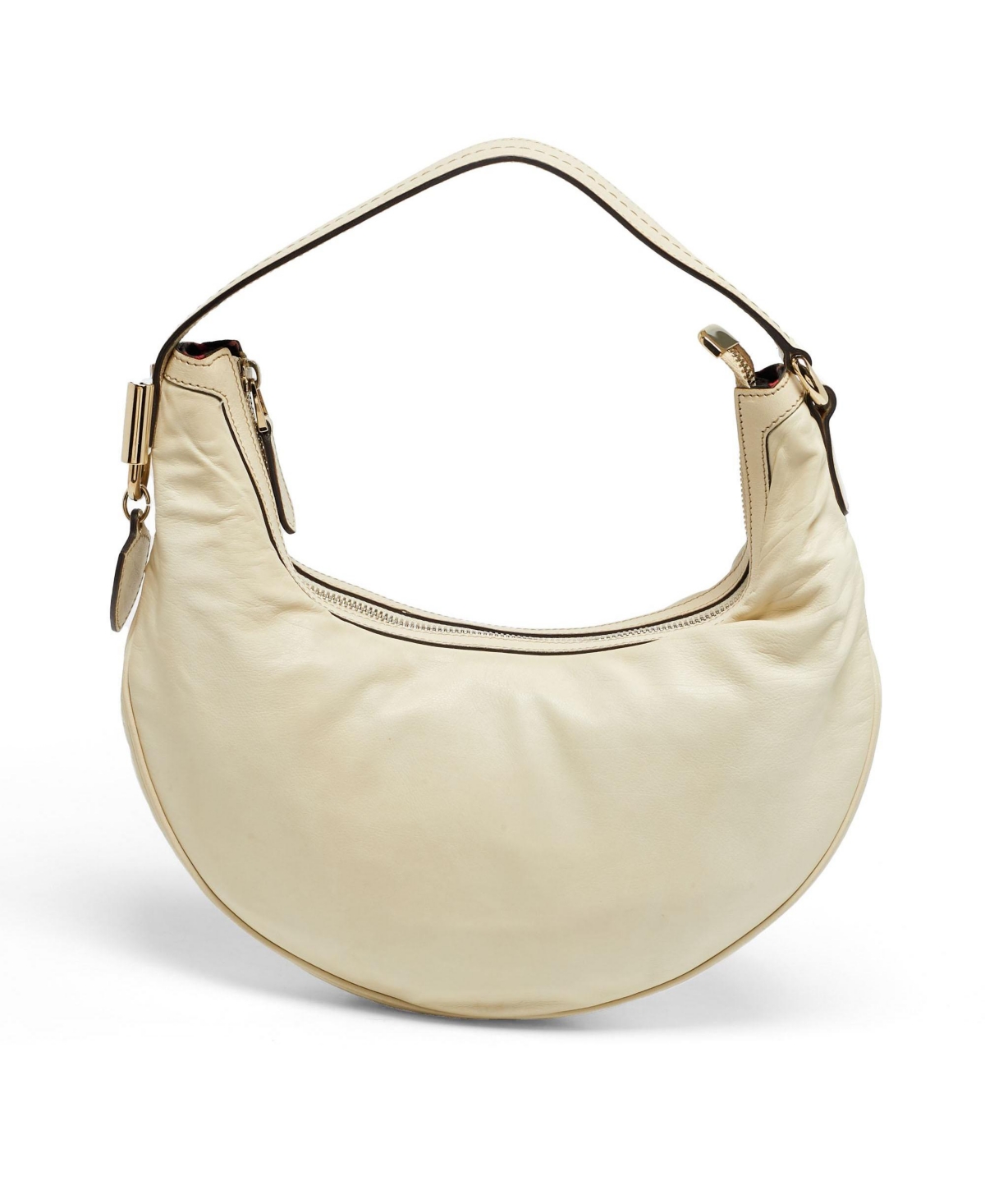 Pre-Owned Gucci Women's Duchessa Small Leather Hobo Bag - White