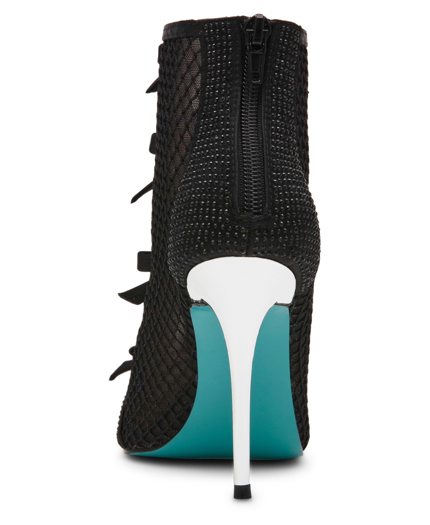 Женские ботинки Betsey Johnson Quin Zipper Dress Booties, цвет: Чёрный — фото 3
