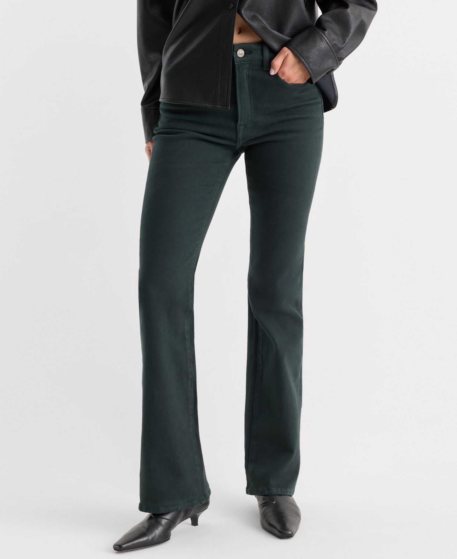 Women's Good Classic High-Rise Bootcut Gap-Proof Waistband Jeans