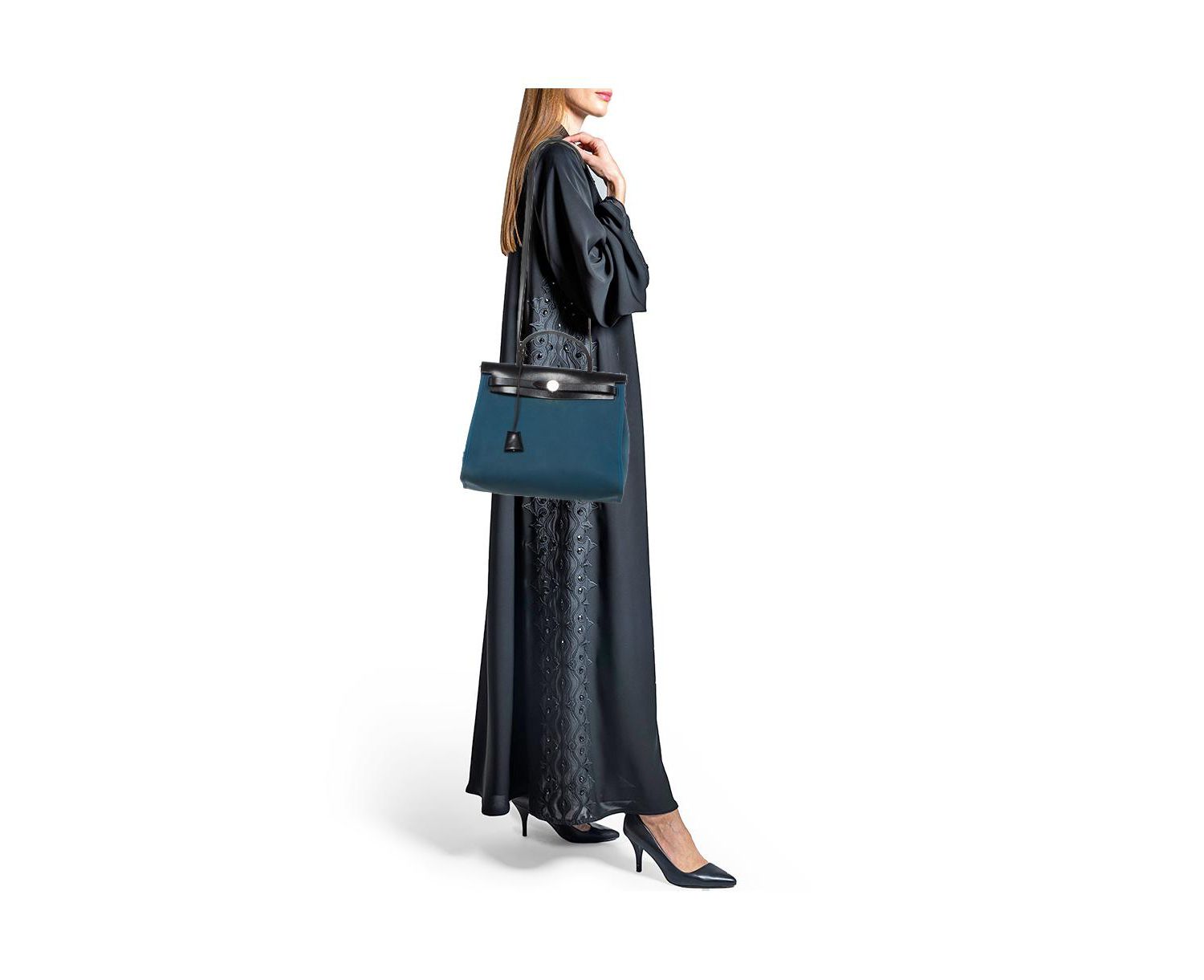 Pre-Owned HERMES Women's Kelly Moove Swift Leather Crossbody Bag