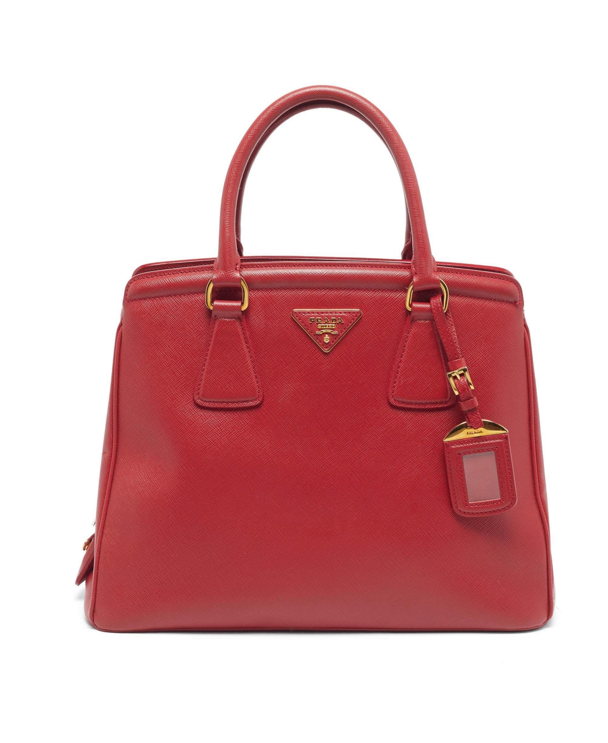 Pre-Owned Prada Women's Parabole Saffiano Lux Leather Tote