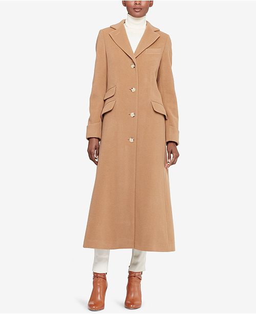 Lauren Ralph Lauren WoolCashmere Blend Maxi Reefer Coat Coats