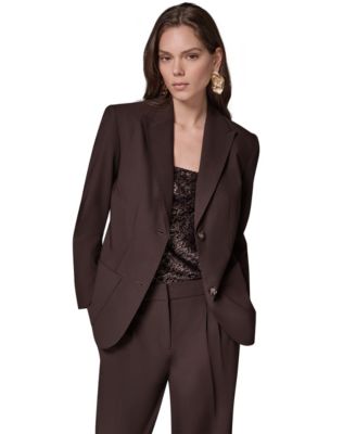Women's DK892 Oversized Notch Lapel Blazer