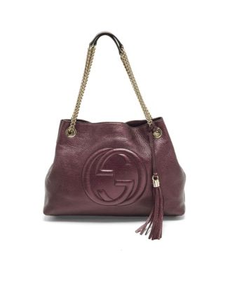 Bamboo Shopper Leather Tote