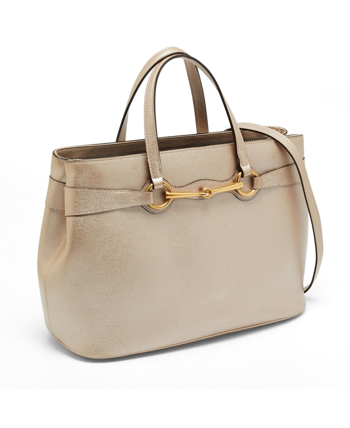 Pre-Owned Gucci Bamboo Shopper Leather Tote