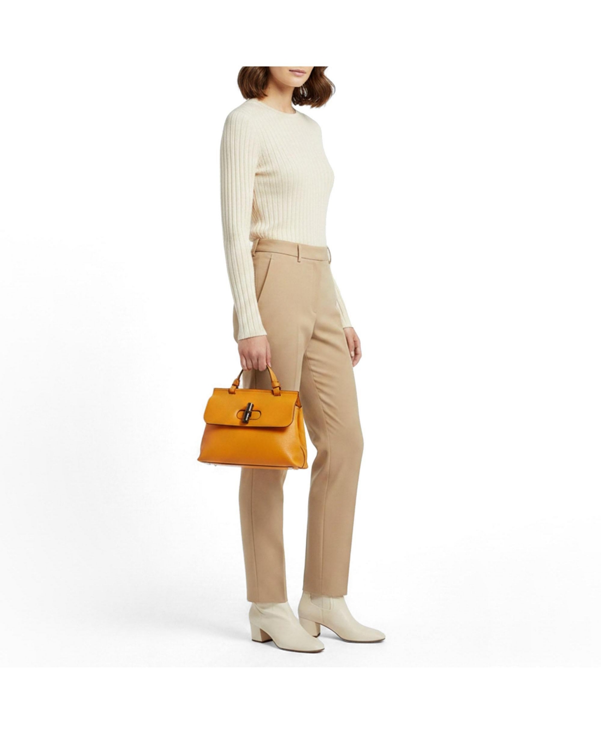 Pre-Owned Gucci Bamboo Shopper Leather Tote