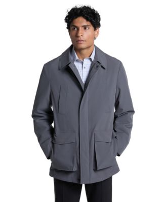 Men's Short Modern-Fit Rain Jacket