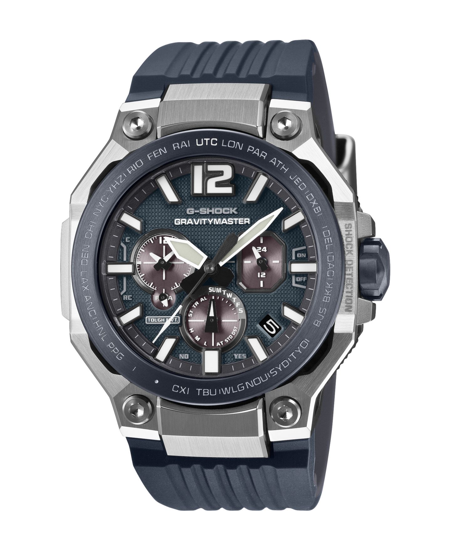 Мужские часы G-Shock, мягкий уретановый ремешок, 49.6 мм, Black — фото 1