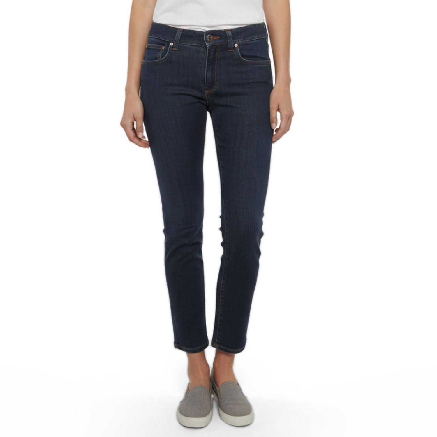 Women's Mid-Rise Straight-Leg Jeans