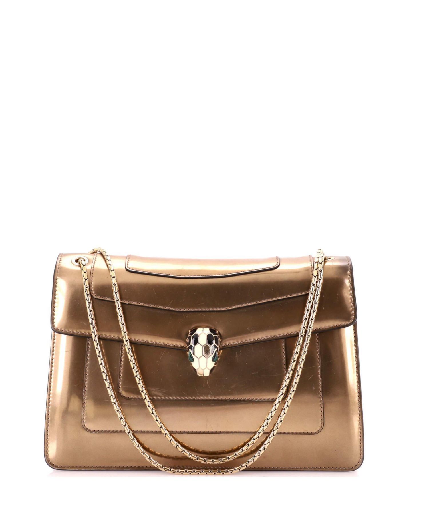 Medium Serpenti Forever Shoulder Bag Patent