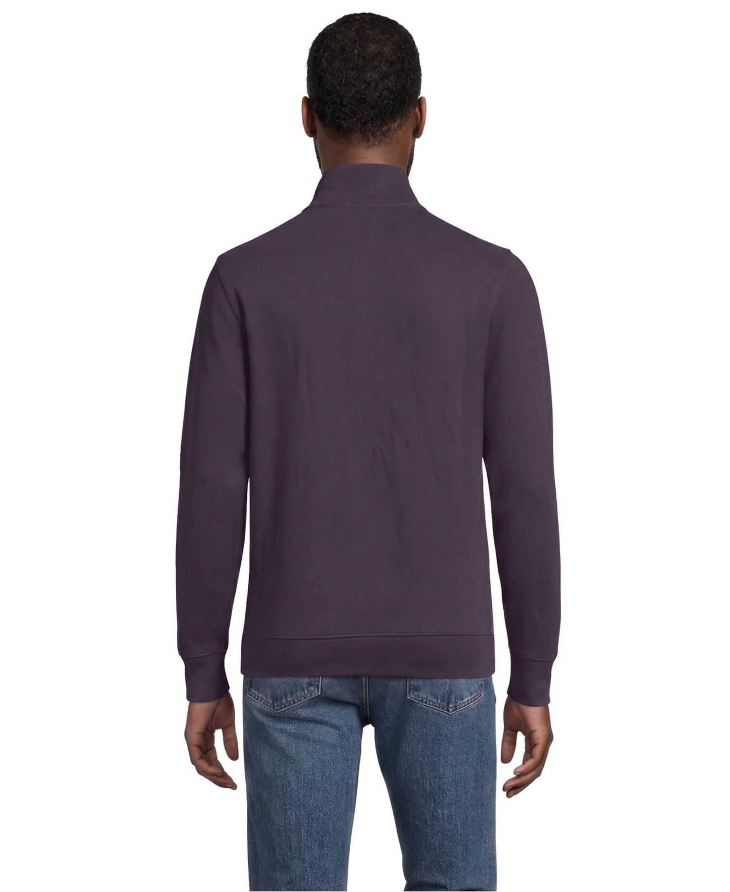 Men's Bedford Rib Quarter Zip Pullover Sweater