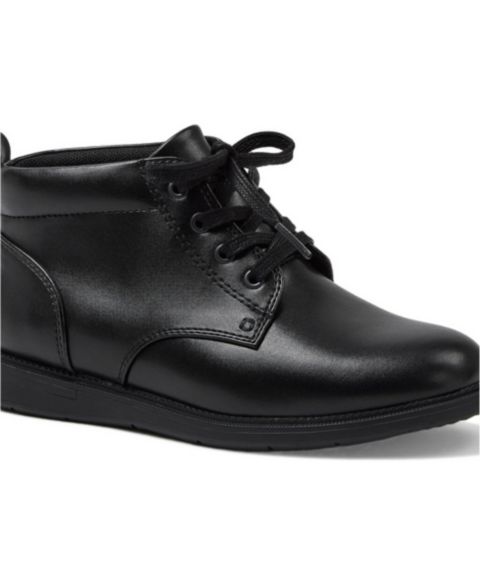 Ботинки Lands' End Academy Chukka Boots для девочек, цвет: Чёрный
