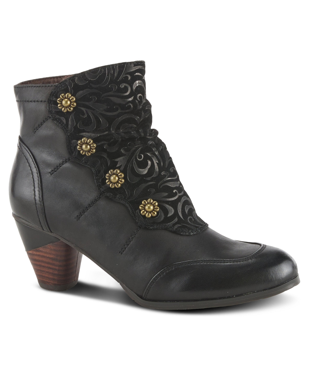 L'Artiste Women's Spring Step Belgard Bootie Shoe with Suede Upper