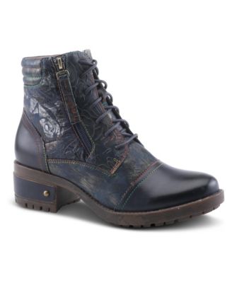 Women's Sunsetride Lace-Up Boot Mid with Full Grain Leather Upper