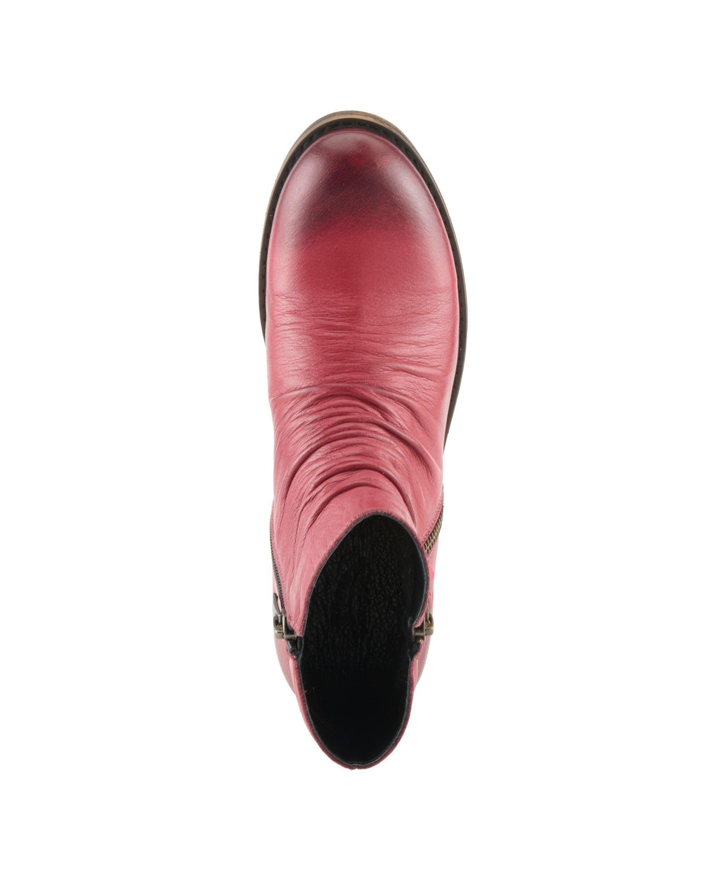 Женские ботинки Spring Step Marquis Ankle Bootie with Leather Upper, цвет: Бордо — фото 4