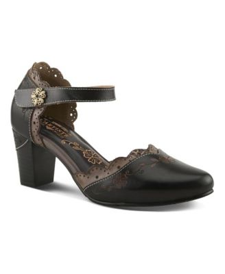 Women's Spring Step Sayyes Women's Mary Jane Pump with Leather Upper