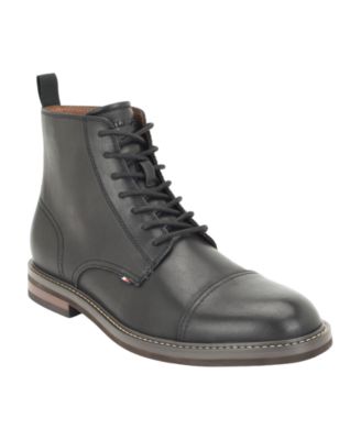Men's Nuwar Cap Toe Memory Foam Cushioned Lace-Up Boots